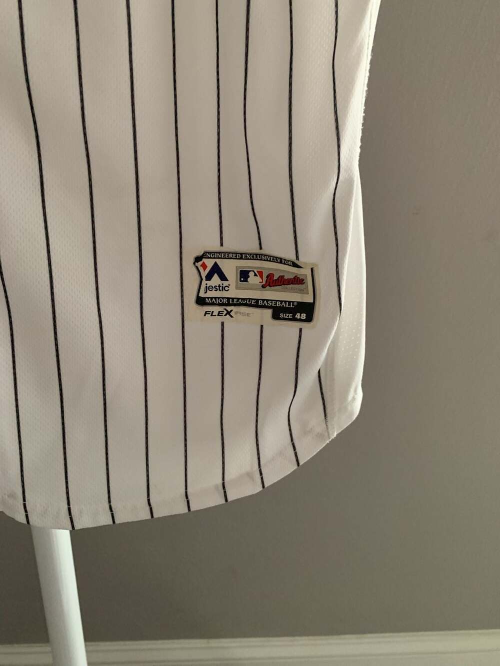 Majestic Authentic Chicago White Sox Michael Jordan #45 Pinstripe Baseball Jerse - Picture 2 of 6